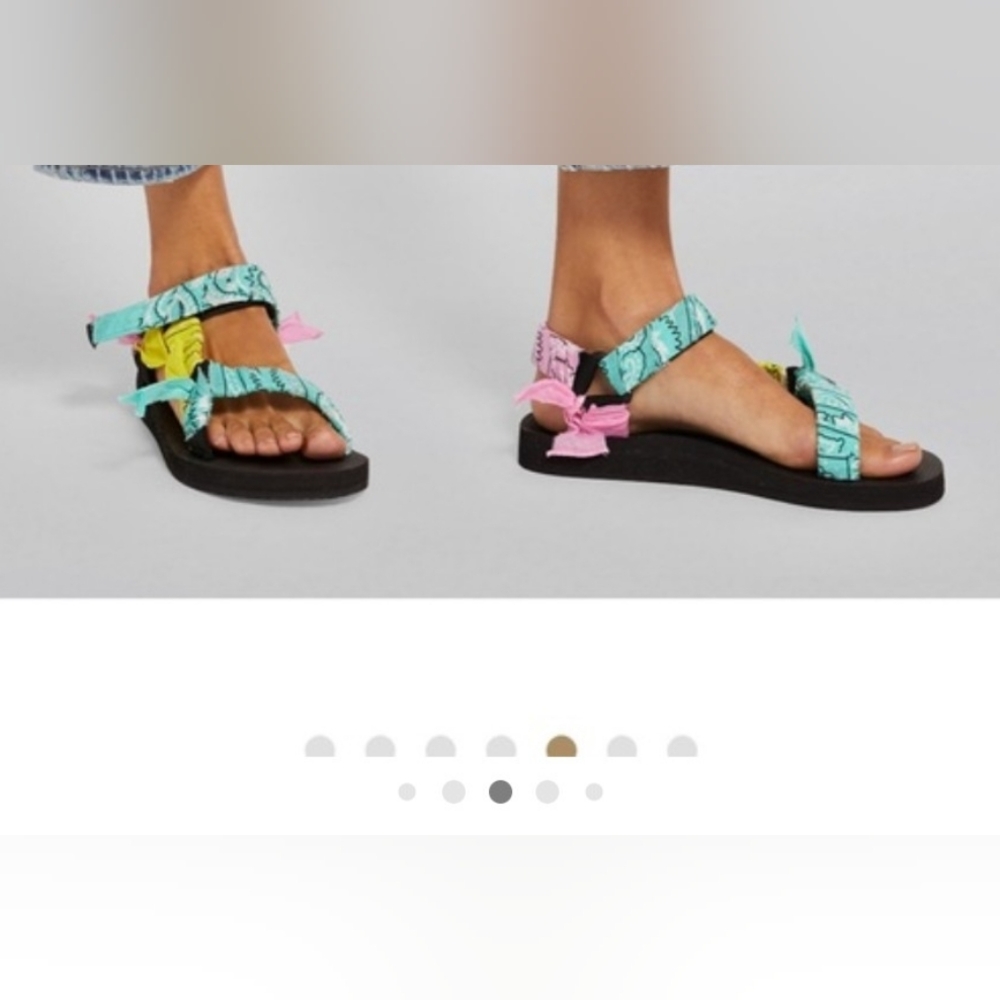 Arizona Love Trekky Bandana Sandals, Size 38/7.5